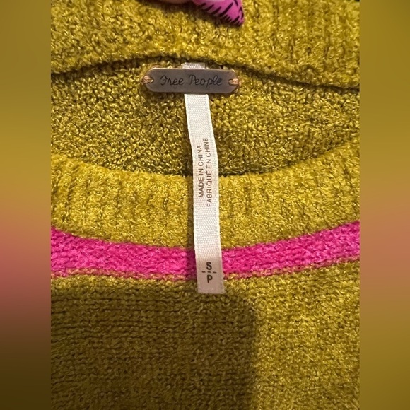 Free People All About You Stripe Chenille Sweater in
Multi Small NWOT - Picture 8 of 9